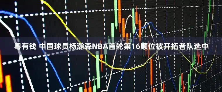 粤有钱 中国球员杨瀚森NBA首轮第16顺位被开拓者队选中