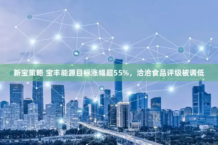 新宝策略 宝丰能源目标涨幅超55%，洽洽食品评级被调低