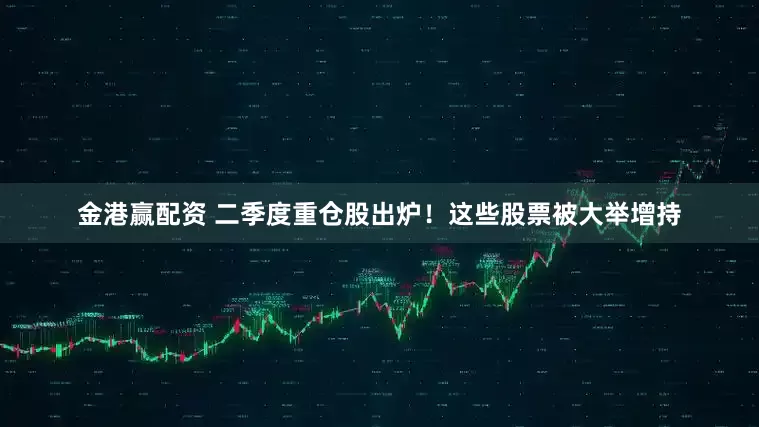 金港赢配资 二季度重仓股出炉！这些股票被大举增持