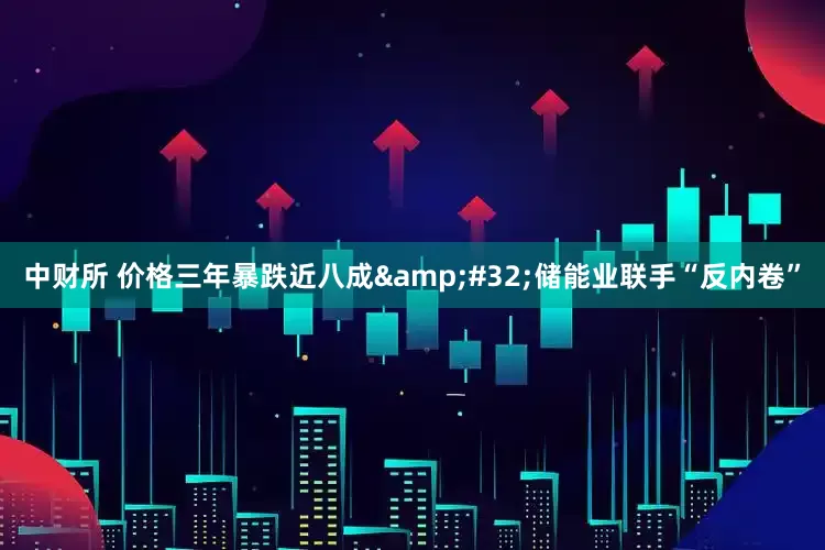 中财所 价格三年暴跌近八成 储能业联手“反内卷”