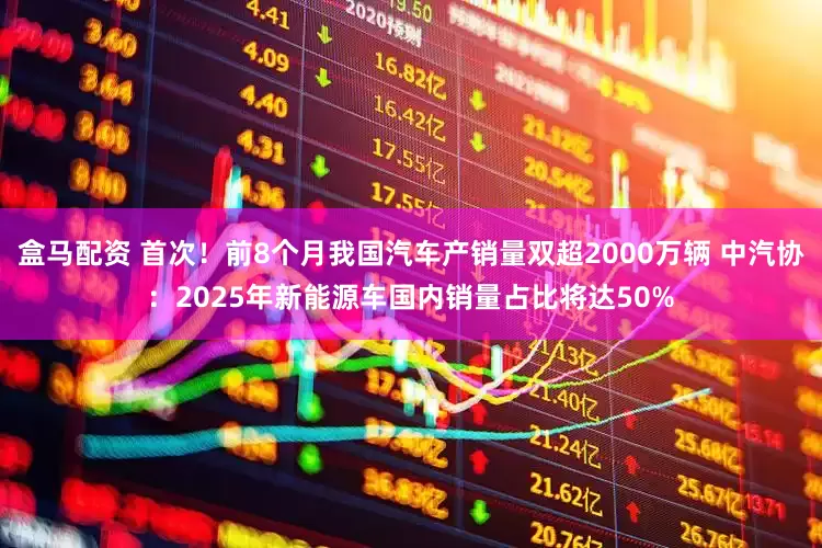 盒马配资 首次！前8个月我国汽车产销量双超2000万辆 中汽协：2025年新能源车国内销量占比将达50%