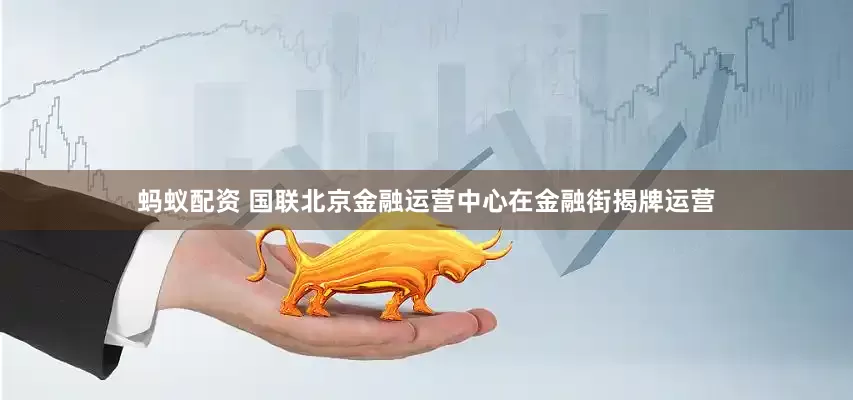蚂蚁配资 国联北京金融运营中心在金融街揭牌运营