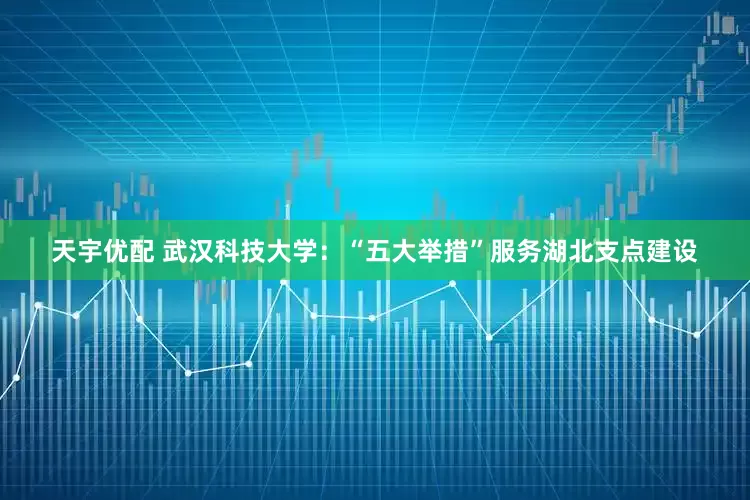 天宇优配 武汉科技大学：“五大举措”服务湖北支点建设
